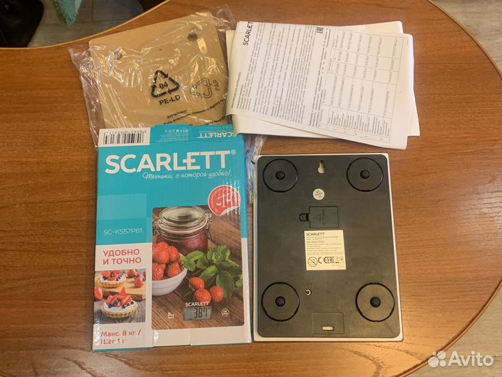 Весы настольные Новые scarlett взвеш прод