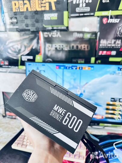 Блок питания cooler master 600w 80+bronze