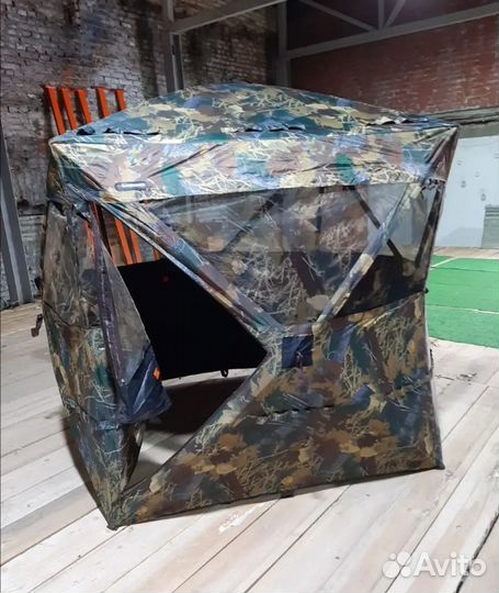 Палатка куб камуфляжная автоматическая 152*152*170