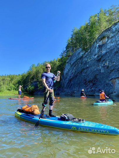 Сплав на сап (SUP) бордах по Нейве