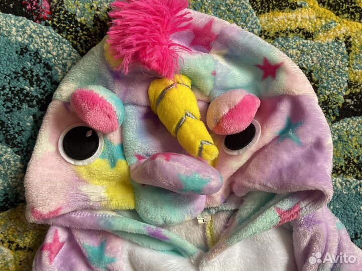 Пижама кигуруми единорог