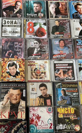 Сборники шансона на CD, DVD, MP3