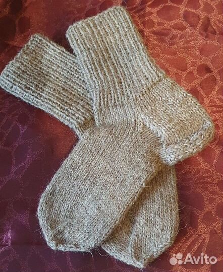 Носки мужские шерстяные с усиленной пяткой