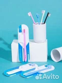 Ортодонтическая зубная щетка для брекетов+ершик