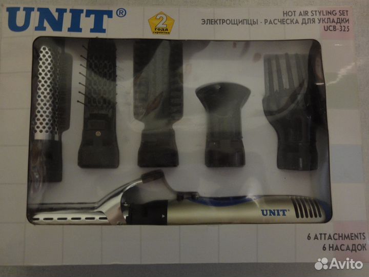 Электрощипцы-расчёска для укладки unit UCB-325