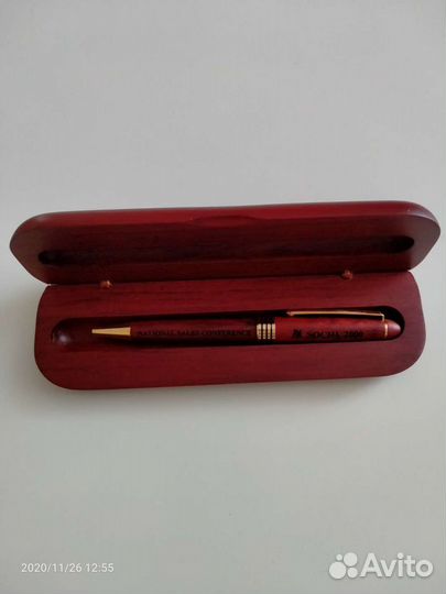 Футляр и ручка из красного дерева MLR