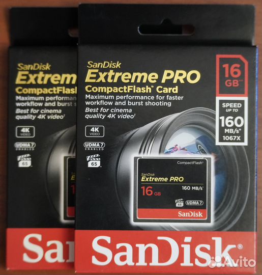 Sandisk CF Extreme Pro CompactFlash 16gb udma7 NEW