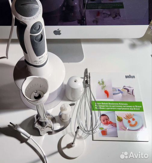 Комплект блендер Braun 4191 с насадками