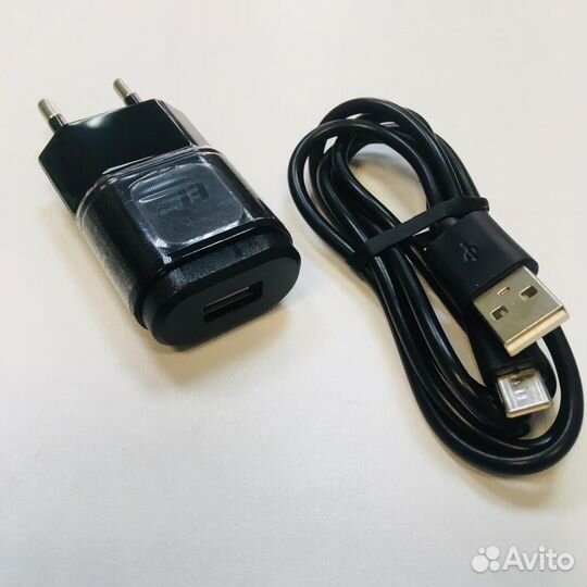 Зарядка для смартфонов с кабелем Type-C (1000mAh)