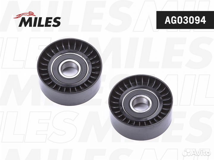 Ролик натяжителя Peugeot 206/307/406 2.0/2.2 Miles