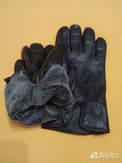 Перчатки кожаные
