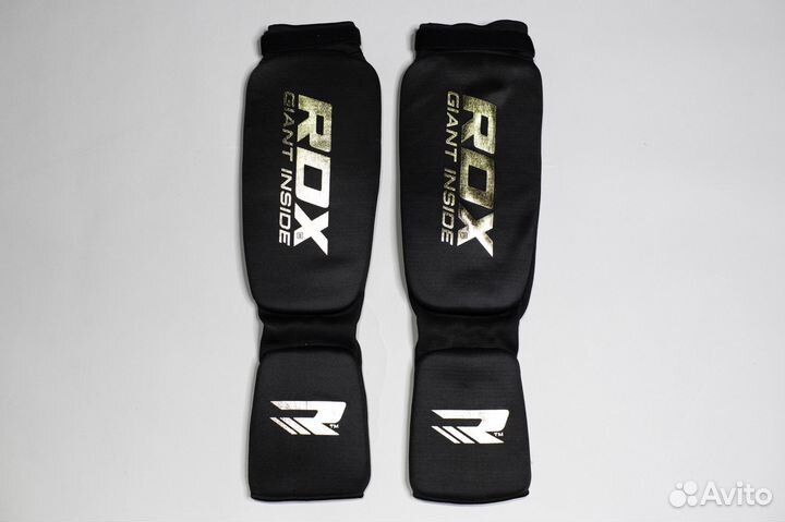 RDX эластичная защита голени чёрная