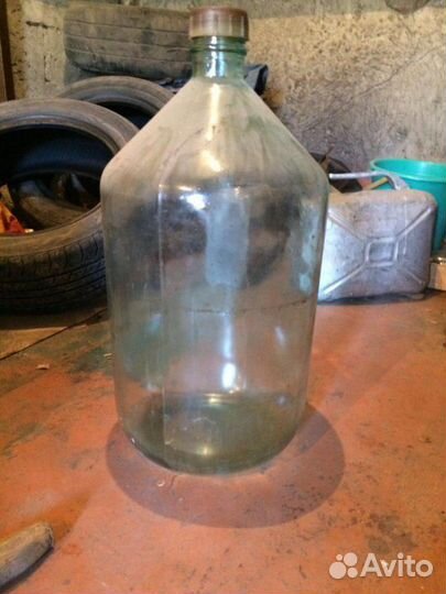 Бутыли 50 литров стеклянные