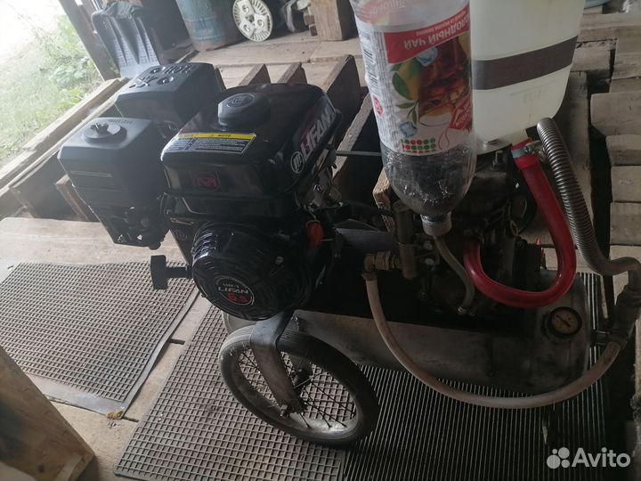 Компрессор самодельный с приводом от двс