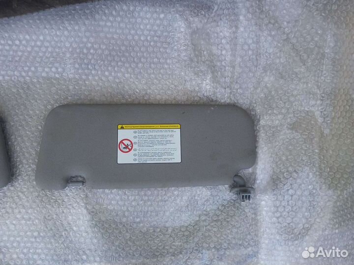 Хендай солярис- солнцезащитные козырьки