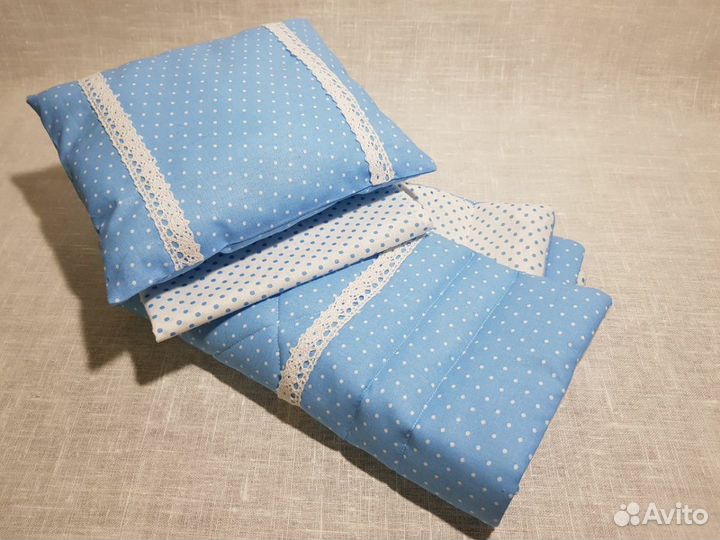 Постельный комплект для куклы