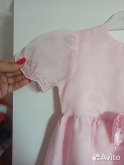 Нарядное платье для девочки 86 92