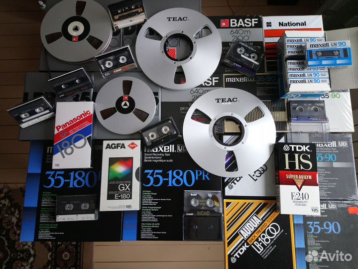 Мираж, пластинки, катушки, кассеты