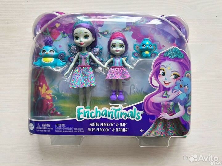 Enchantimals энчантималс сестрички набор