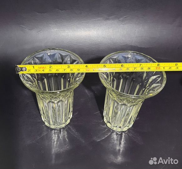 Вазочка универсальная стекло винтаж СССР