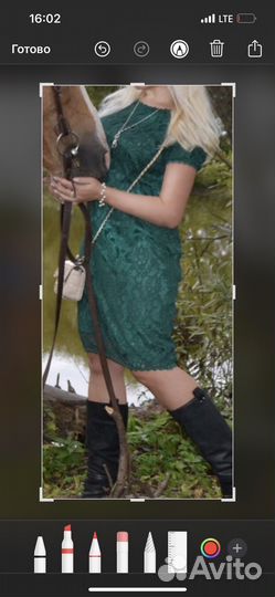 Платье круждево