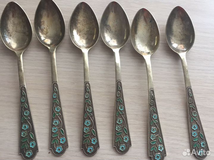 Серебряный набор,6