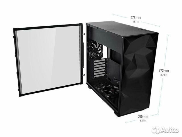 Игровой корпус Rosewill prism S Black
