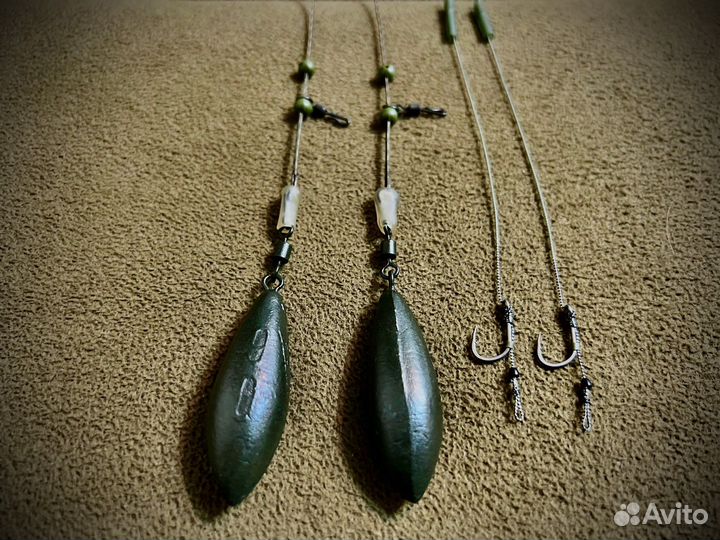 Карповые монтажи, поводки