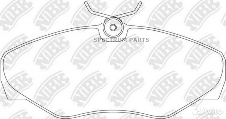 Nibk PN0198 Колодки NiBK PN0198