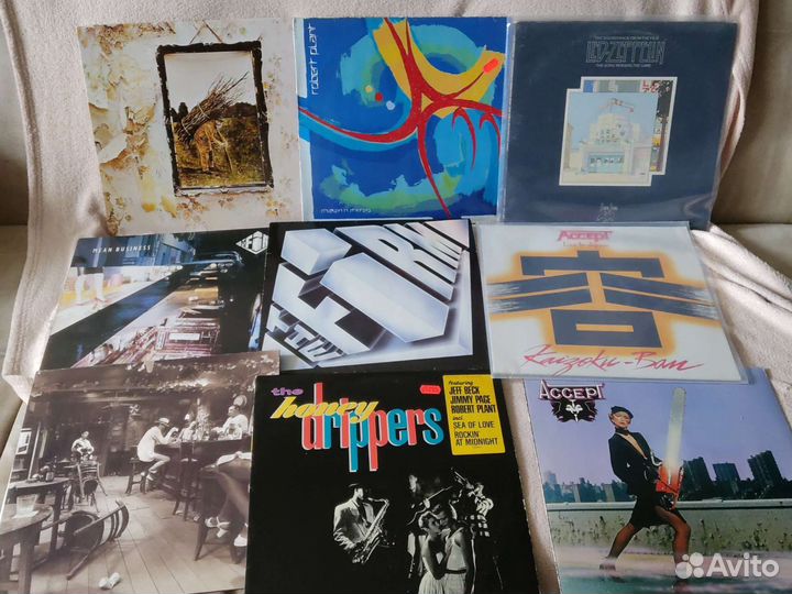 Виниловые пластинки рок зарубежный