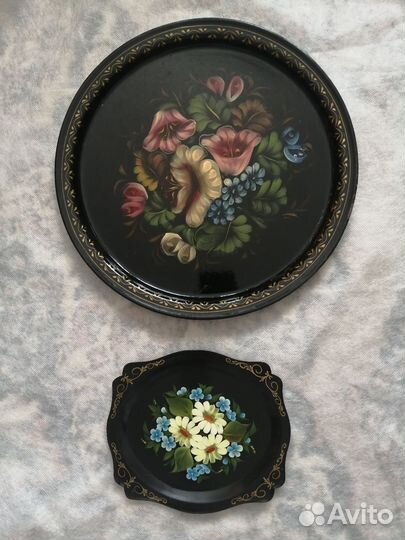 Подносы Жостово, ложки СССР