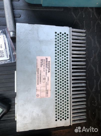 Магнитола toyota land cruiser 100 с усилителем