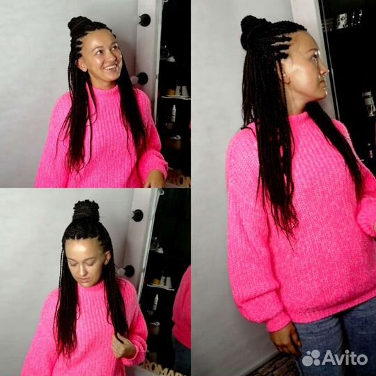 Афрокосы, косы с канекалоном, зизи, обучение