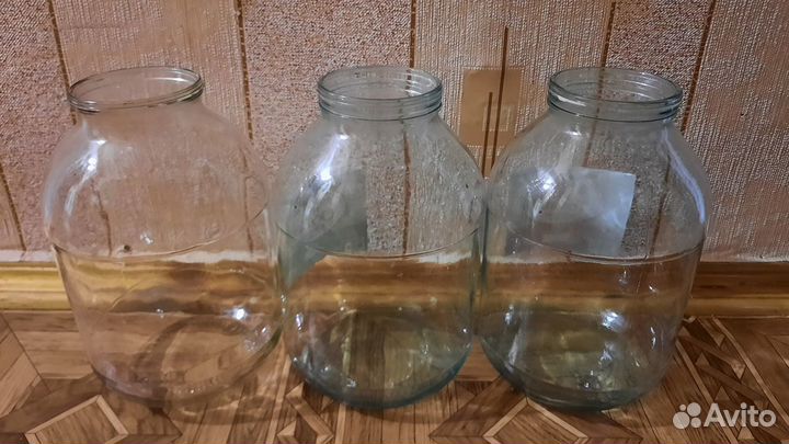 Банки стеклянные 3 литра бу мало