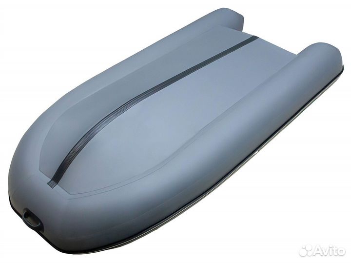 Лодка пвх Gladiator B370 темно-серый