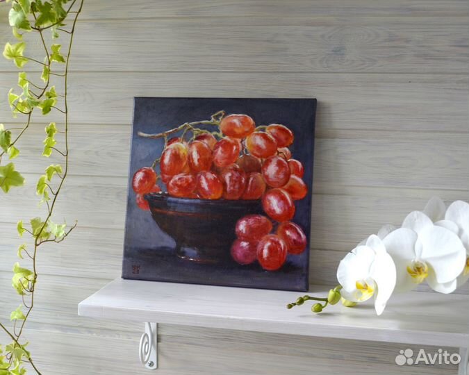 Картина Натюрморт с виноградом