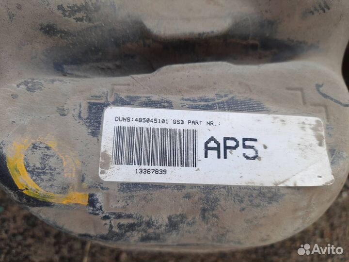 Топливный бак Opel Astra J GTC 2012 13367839