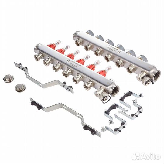 Royal Thermo Коллектор нерж. в сборе с расходомерами 1