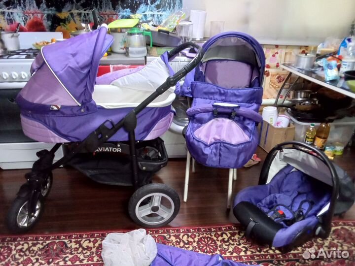 Коляска 3 в 1.Aviator.Verdi. От 0 до 3 лет