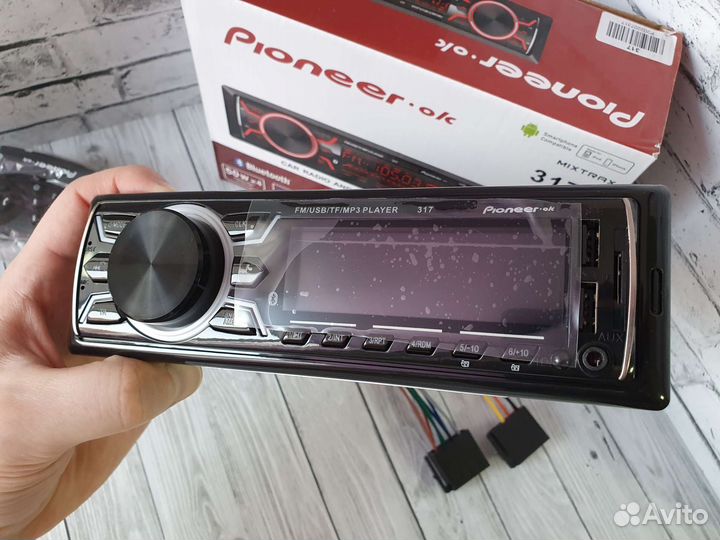 Автомагнитола Pioneer V317 с bluetooth