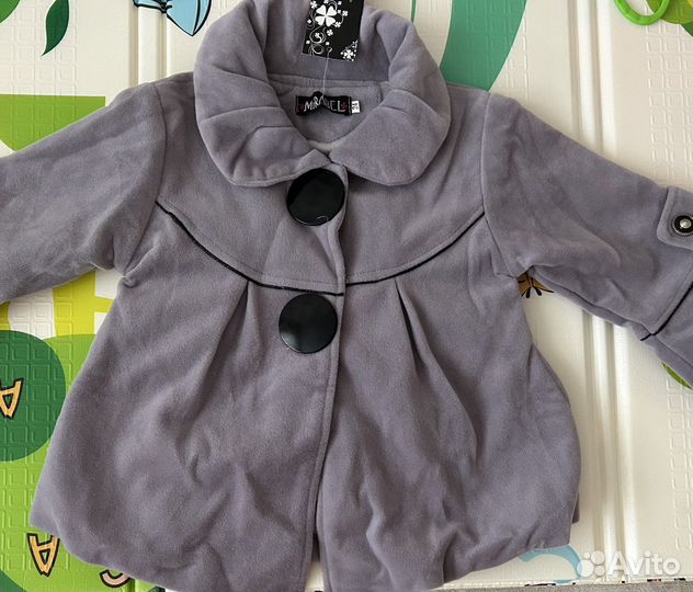 Пальто для девочки 104 110