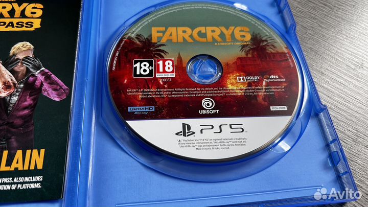 Far cry 6 ps5 обложка с дефектом