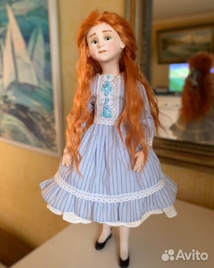 Интерьерная авторская кукла ручной работы