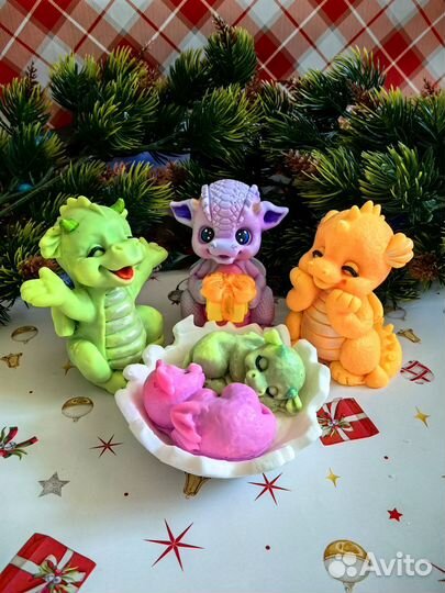 Мыло ручной работы Дракончики