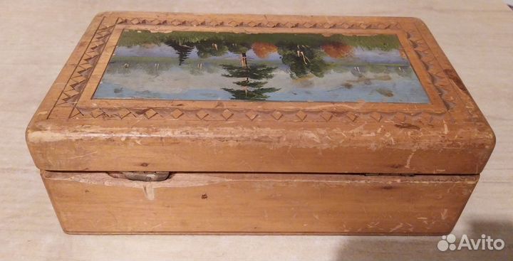 Шкатулка деревянная СССР