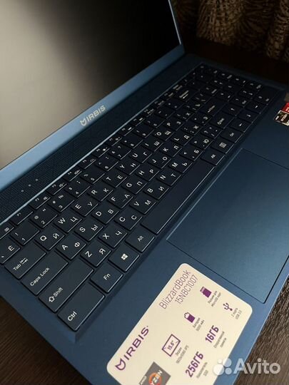Ноутбук irbis BlizzardBook синий