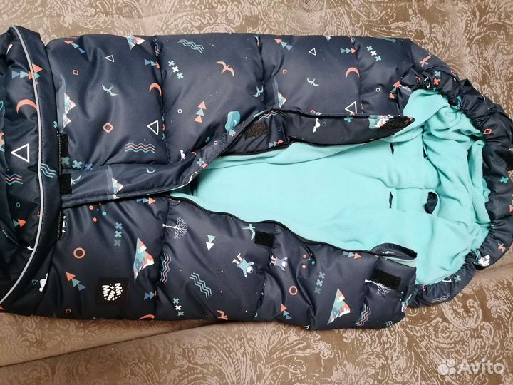 Зимний конверт в коляску