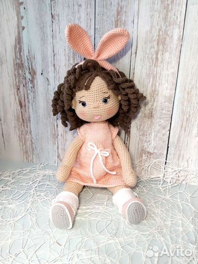 Кукла, вязанная игрушка