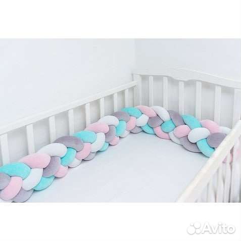 Бортик коса в детскую кроватку