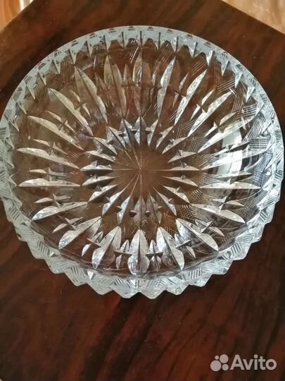 Ваза хрустальная